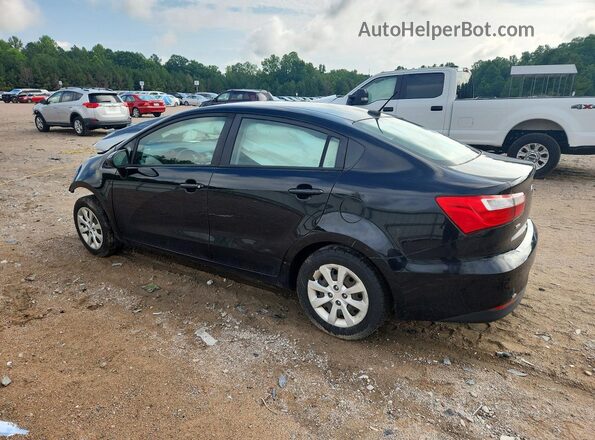 KNADM4A35H6006971 2017 KIA RIO Black უკანა მარცხენა