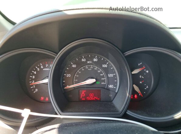 KNADM4A35H6028694 2017 KIA RIO Silver Instrument cluster view