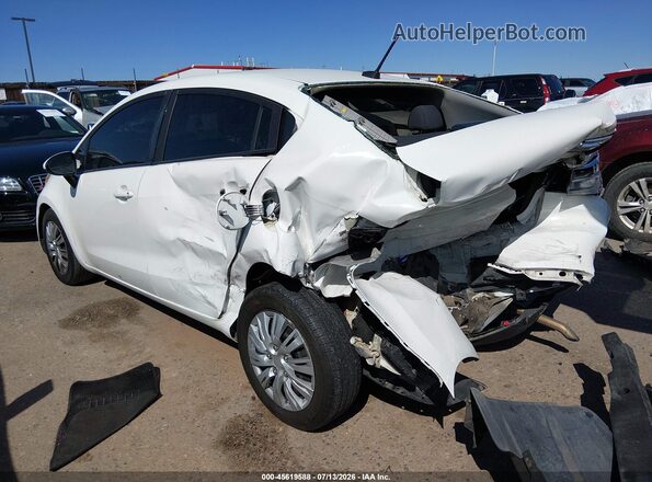 KNADM4A35H6035497 2017 KIA RIO White Հետևի ձախ