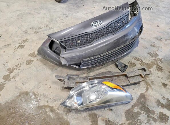 KNADM4A35H6100218 2017 KIA RIO Charcoal Շարժիչի բաժամունքի տեսք
