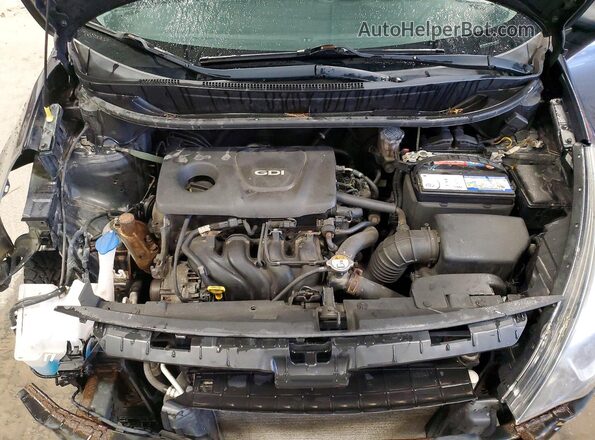 KNADM4A35H6100218 2017 KIA RIO Charcoal Սալոնի հետևի տեսք