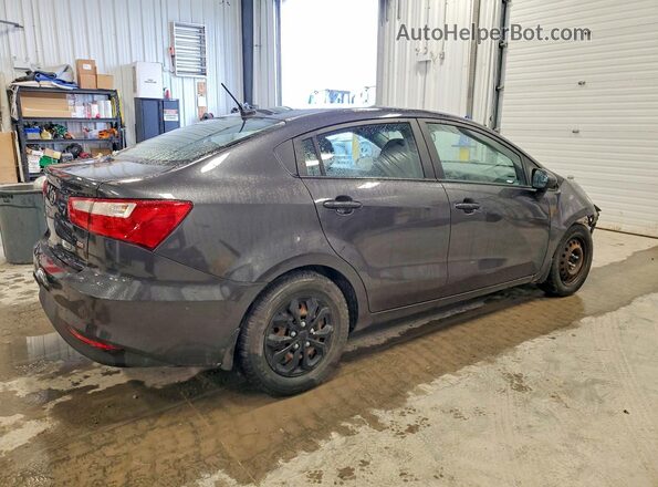 KNADM4A35H6100218 2017 KIA RIO Charcoal Հետևի աջ