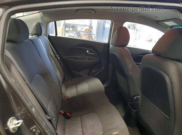 KNADM4A35H6100218 2017 KIA RIO Charcoal Հետևի նստատեղերի տեսք