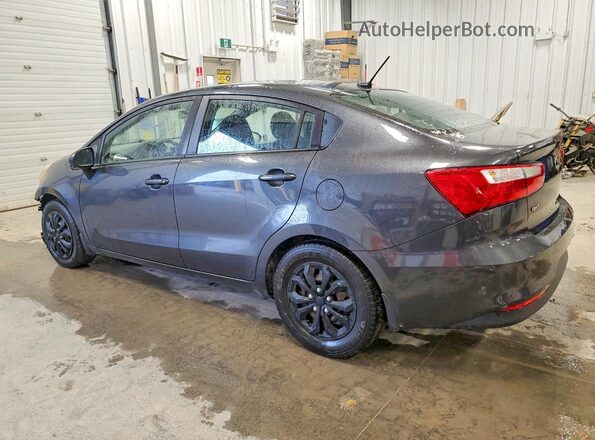 KNADM4A35H6100218 2017 KIA RIO Charcoal Հետևի ձախ