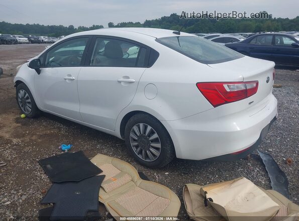 KNADM4A36G6659453 2016 KIA RIO White Trasero izquierdo