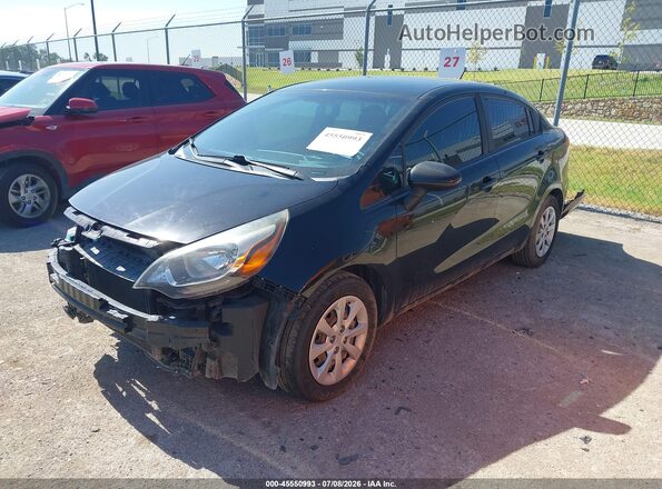 KNADM4A36H6049778 2017 KIA RIO Black Vista tres cuartos delantera izquierda