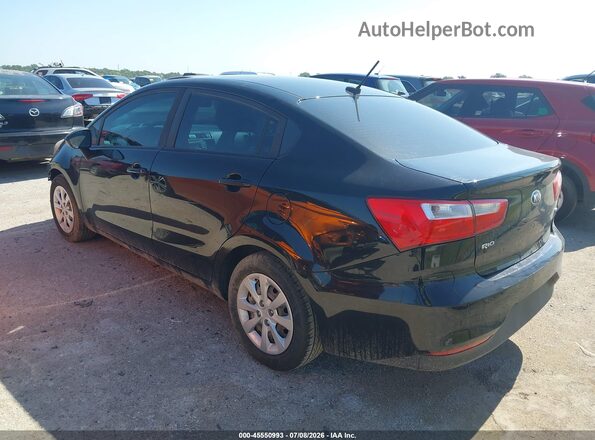 KNADM4A36H6049778 2017 KIA RIO Black Trasero izquierdo