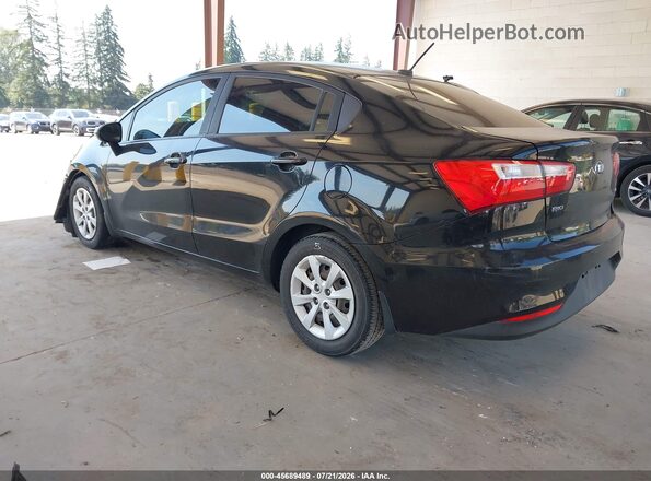 KNADM4A36H6057461 2017 KIA RIO Black Trasero izquierdo