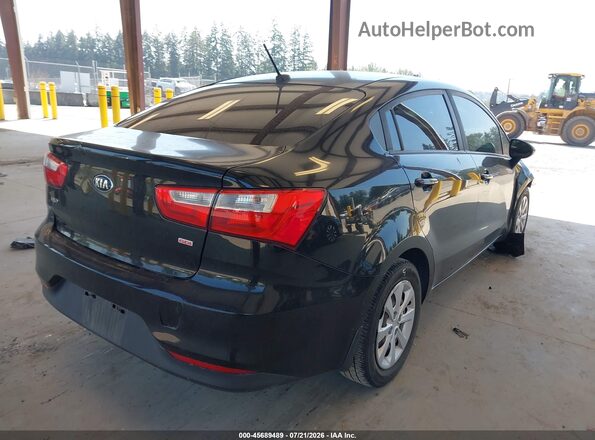 KNADM4A36H6057461 2017 KIA RIO Black Trasero derecho