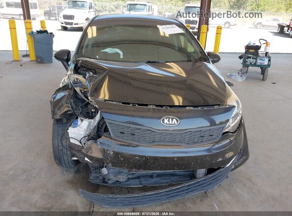 KNADM4A36H6057461 2017 KIA RIO Black Vista del cuadro de instrumentos