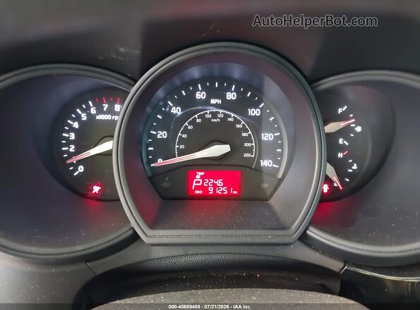KNADM4A36H6057461 2017 KIA RIO Black Vista de los asientos traseros