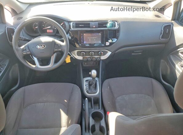 KNADM4A37G6549933 2016 KIA RIO Blue Widok deski rozdzielczej