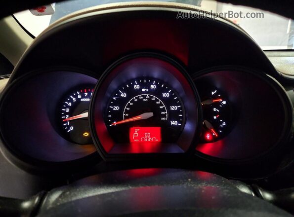KNADM4A37G6604980 2016 KIA RIO Blue Vista del cuadro de instrumentos