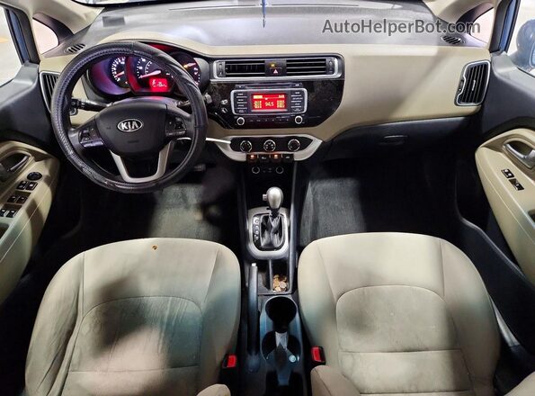 KNADM4A37G6604980 2016 KIA RIO Blue Vista del salpicadero