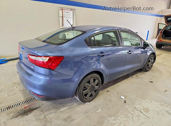 KNADM4A37G6604980 2016 KIA RIO Blue Trasero derecho