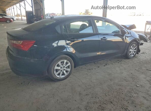 KNADM4A37H6025926 2017 KIA RIO Black Tył prawy