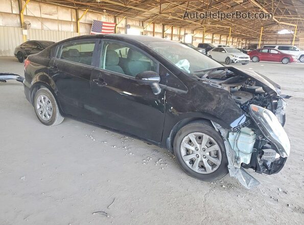 KNADM4A37H6025926 2017 KIA RIO Black Przód prawy