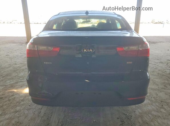 KNADM4A37H6025926 2017 KIA RIO Black Widok z tyłu