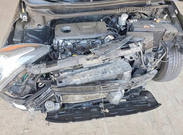 KNADM4A37H6025926 2017 KIA RIO Black Widok wnętrza z tyłu