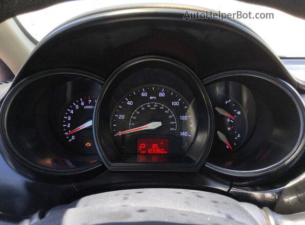 KNADM4A37H6057212 2017 KIA RIO Silver Սարքավորումների վահանակի տեսք