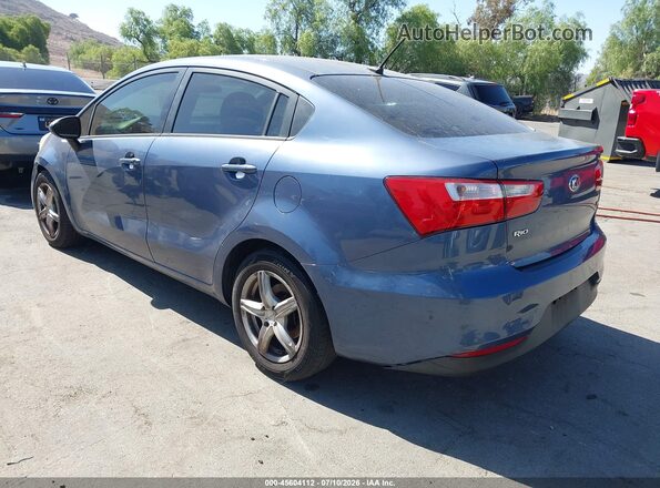 KNADM4A38G6539153 2016 KIA RIO Blue უკანა მარცხენა