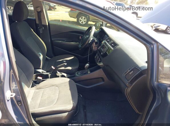 KNADM4A38G6539153 2016 KIA RIO Blue წინა სალონის ხედი