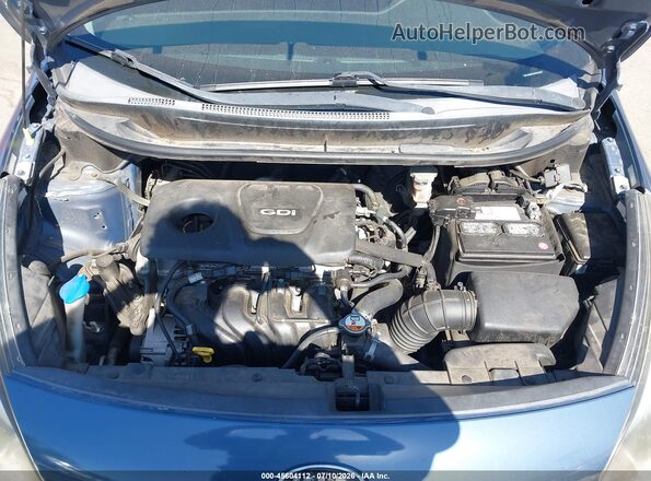 KNADM4A38G6539153 2016 KIA RIO Blue უკანა ხედი