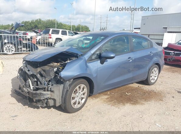 KNADM4A39G6553045 2016 KIA RIO Blue Передня ліва чверть
