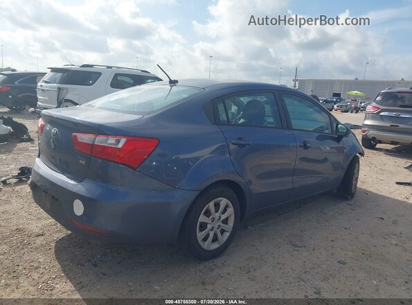 KNADM4A39G6553045 2016 KIA RIO Blue Задня права чверть