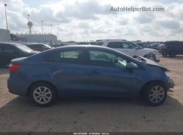 KNADM4A39G6553045 2016 KIA RIO Blue Вид задньої частини салону