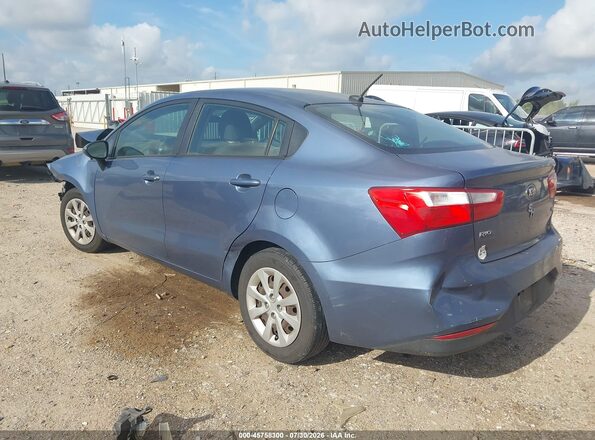 KNADM4A39G6553045 2016 KIA RIO Blue Задня ліва чверть
