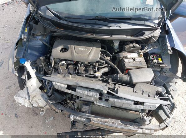 KNADM4A39G6553045 2016 KIA RIO Blue Вид ззаду