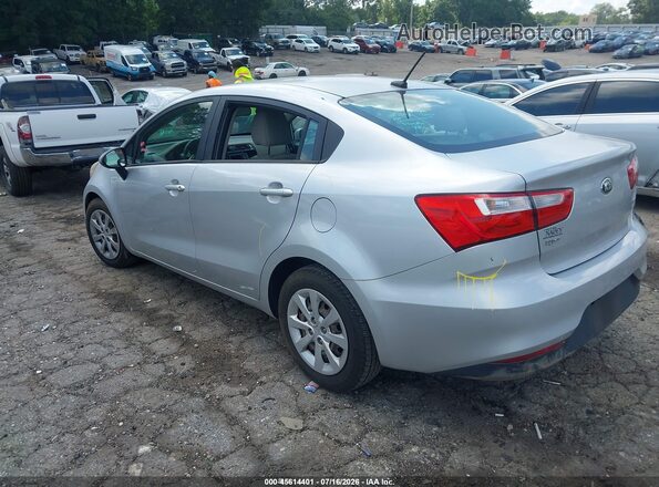 KNADM4A39G6554485 2016 KIA RIO Серебряный Задняя левая четверть