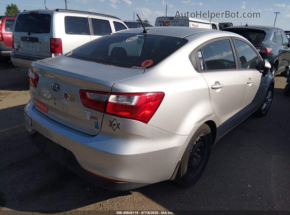 KNADM4A39H6011221 2017 KIA RIO Silver Rear right