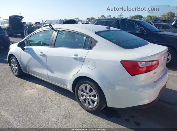 KNADM4A3XG6646754 2016 KIA RIO Белый Задняя левая четверть