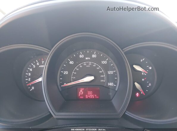 KNADM4A3XG6646754 2016 KIA RIO Белый Вид задних сидений