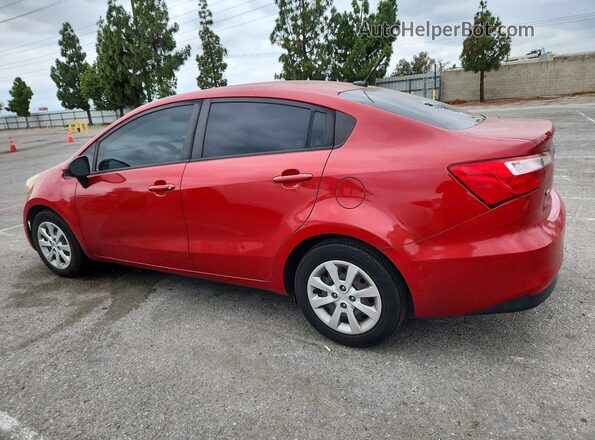 KNADM4A3XH6112249 2017 KIA RIO Red Задня ліва чверть