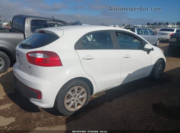 KNADM5A33G6600933 2016 KIA RIO White Trasero derecho