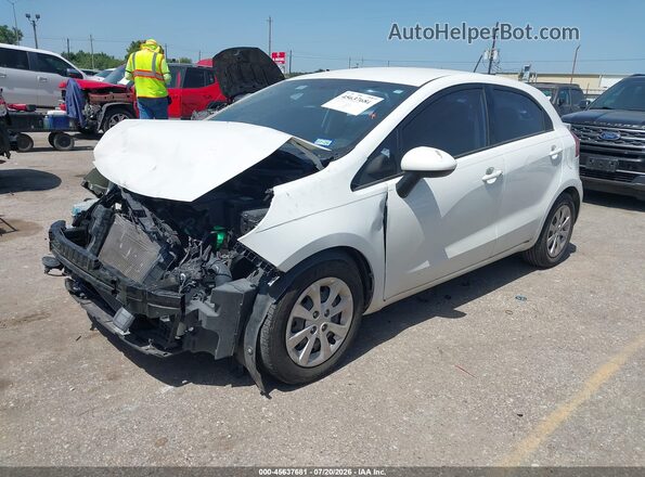 KNADM5A34G6579302 2016 KIA RIO White Front left