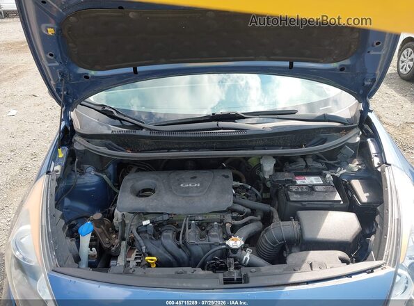 KNADM5A34G6640048 2016 KIA RIO Blue Вид ззаду