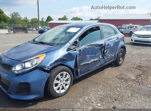 KNADM5A34G6640048 2016 KIA RIO Blue Вид спереду