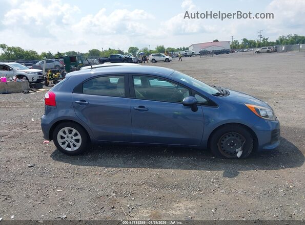 KNADM5A34G6640048 2016 KIA RIO Blue Вид задньої частини салону