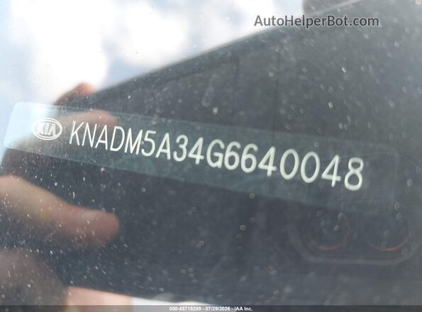 KNADM5A34G6640048 2016 KIA RIO Blue Вид підкапотного простору