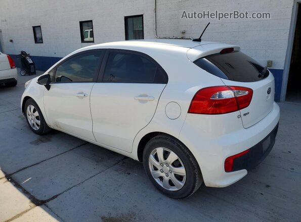 KNADM5A3XG6600329 2016 KIA RIO White Tył lewy
