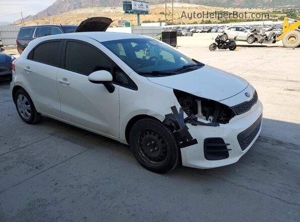 KNADM5A3XG6600329 2016 KIA RIO White Przód prawy