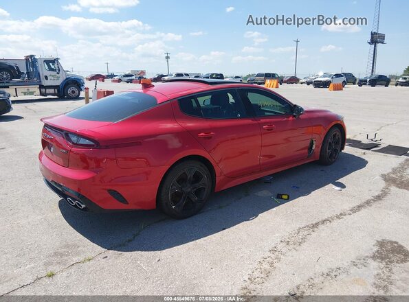 KNAE15LA0M6090206 2021 KIA STINGER Red Tył prawy