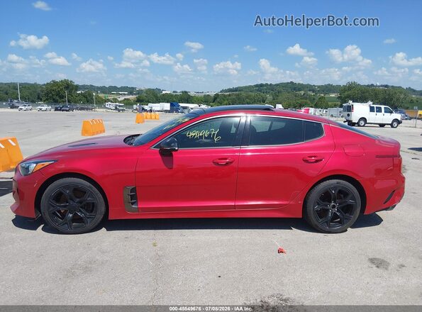 KNAE15LA0M6090206 2021 KIA STINGER Red Widok wnętrza z tyłu