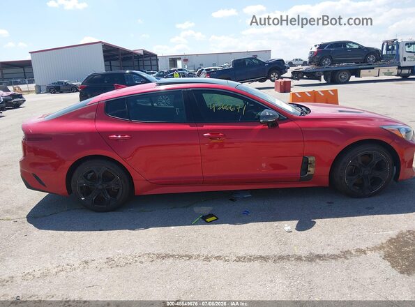 KNAE15LA0M6090206 2021 KIA STINGER Red Widok zestawu wskaźników