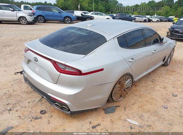 KNAE15LA2J6016832 2018 KIA STINGER Silver Задня права чверть
