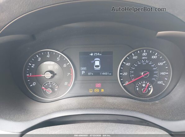 KNAE15LA2J6016832 2018 KIA STINGER Silver Вид задніх сидінь